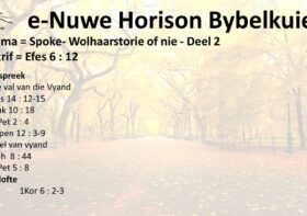 Spoke- Wolhaarstorie of nie – Deel 2