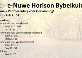 Voorbereiding voor Oorwinning!
