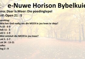 Daar is Meer: Die poedinglepel
