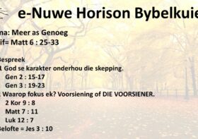 Meer as Genoeg