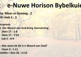 Meer as Genoeg – 2