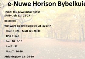 Jou Lewe maak saak!