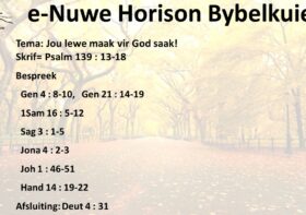 Jou lewe maak vir God saak!