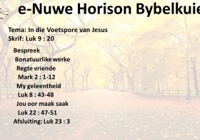 In die Voetspore van Jesus