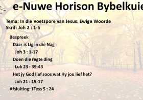 In die Voetspore van Jesus: Ewige Woorde