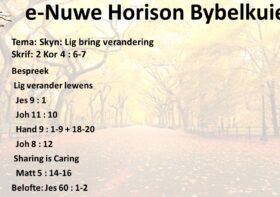 Skyn – Lig bring verandering