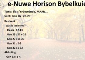 Ek is ‘n Geseënde, MAAR….