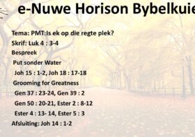 Die regte PMT: Regte Plek