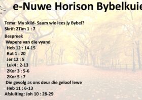 My skild- Saam wie lees jy Bybel?