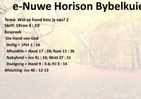 God stap nie net verby nie